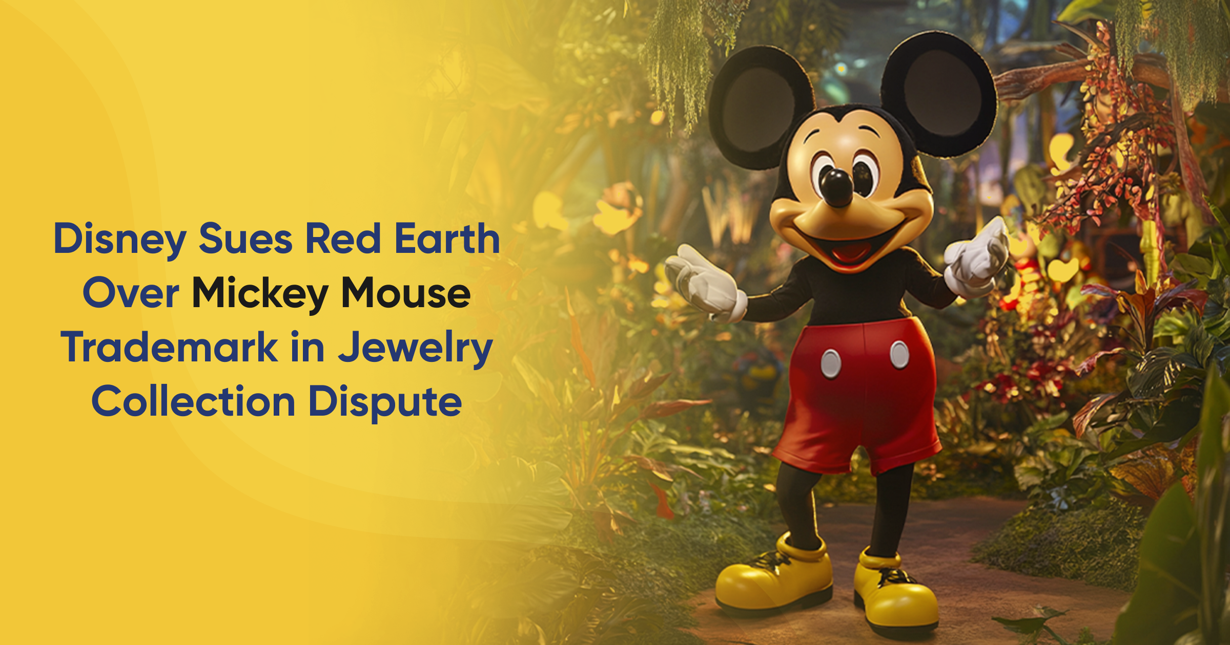 Disney Sues Red Earth Over Mickey Mouse Trademark in Jewelry Collection Dispute